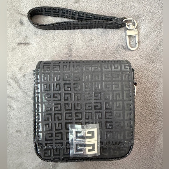 Givenchy Black Embossed Wristlet Coin Purse and AirPods Holder - GWP - Picture 10 of 12
